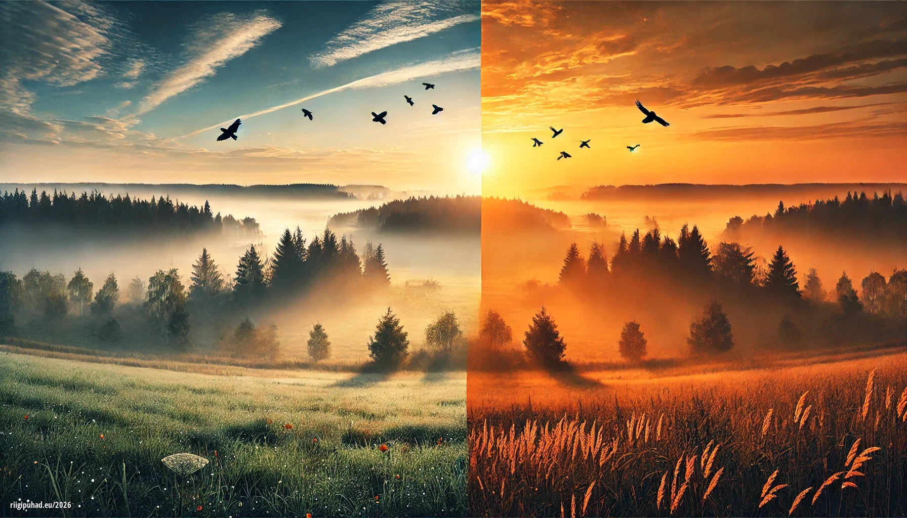 Päikesetõus ja päikeseloojang - illustreeriv pilt 2026