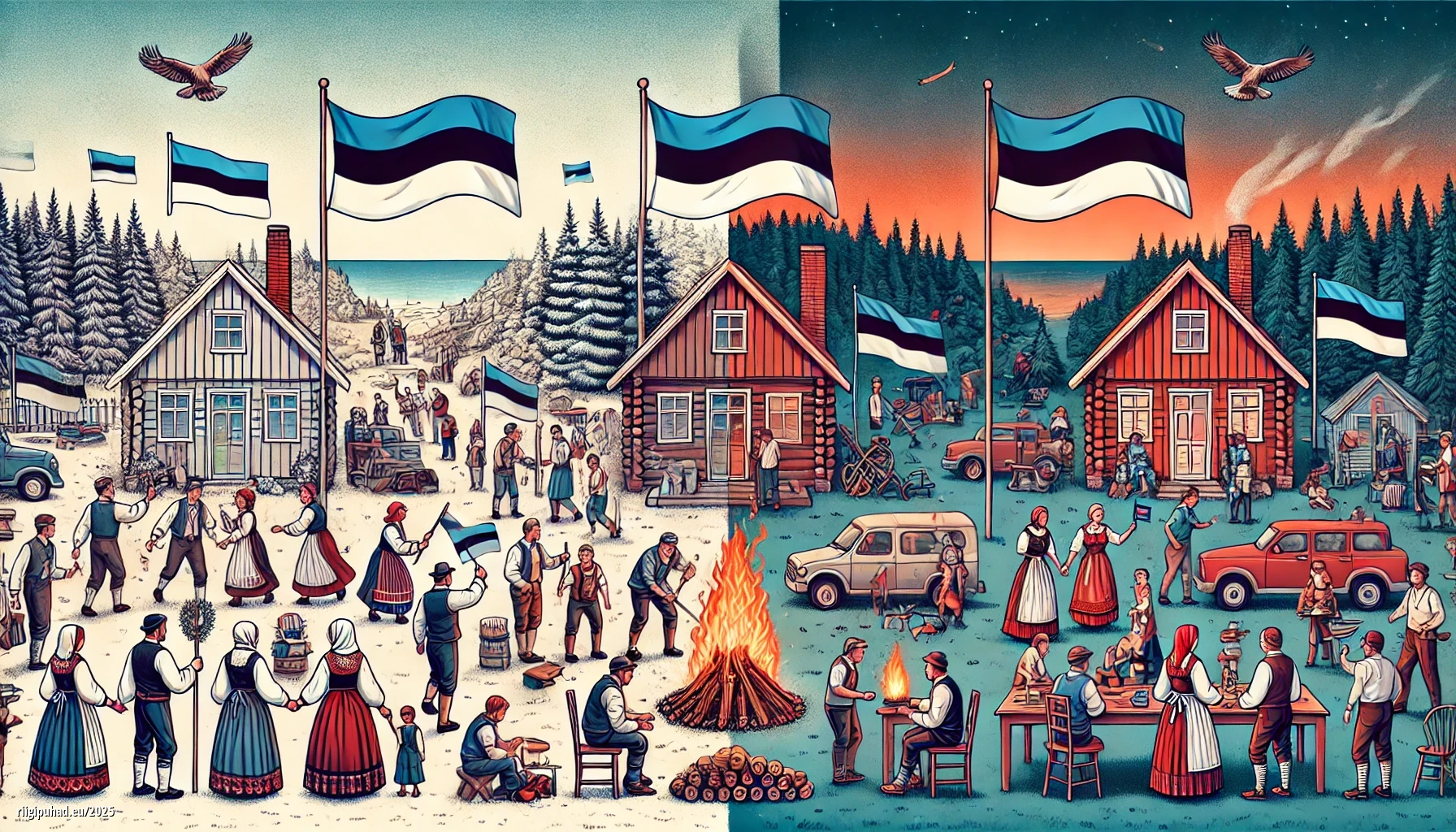 Riigipühade kombed läbi aja 2025