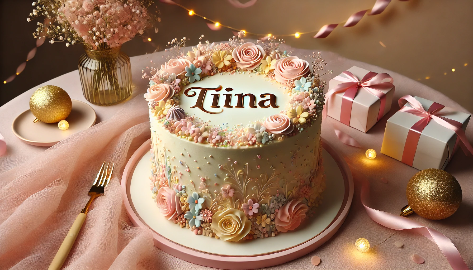 Tiina nime tähtpäev - koogiga tähistatud